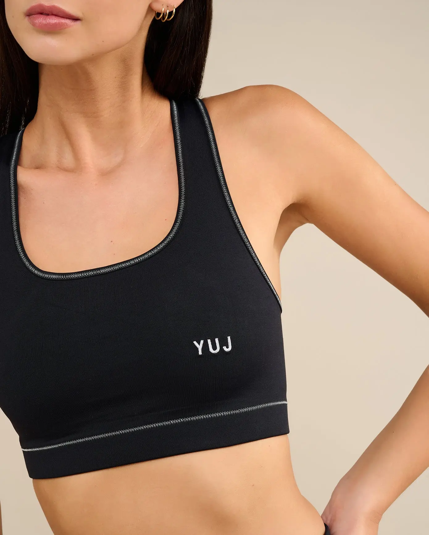 Brassière de yoga noir/silver ANAHATA - Image 3