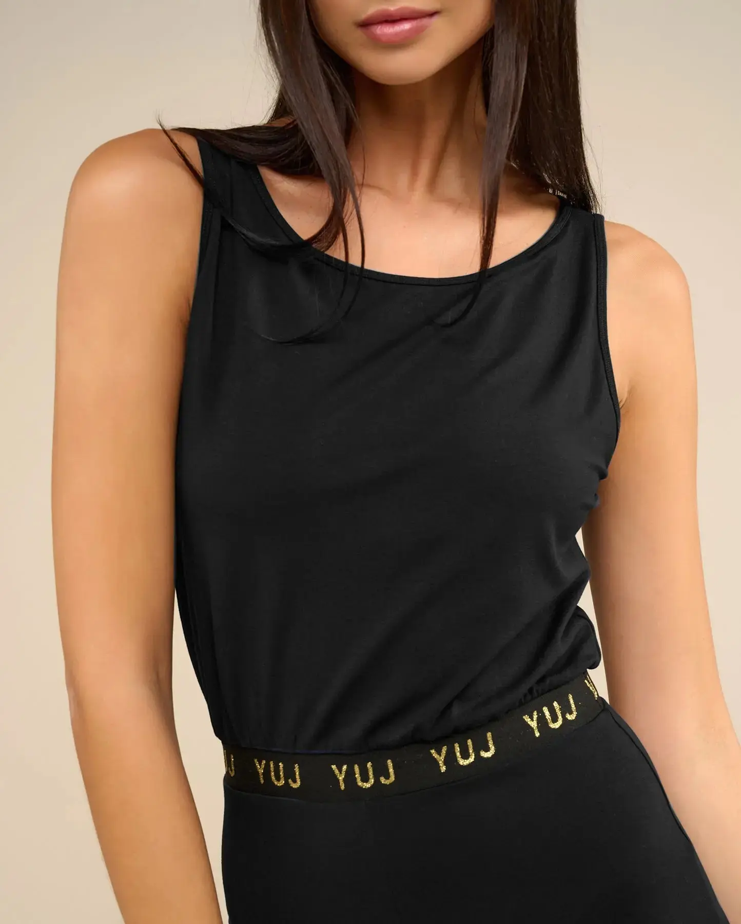 Combinaison de yoga noire/gold YIN - Image 5