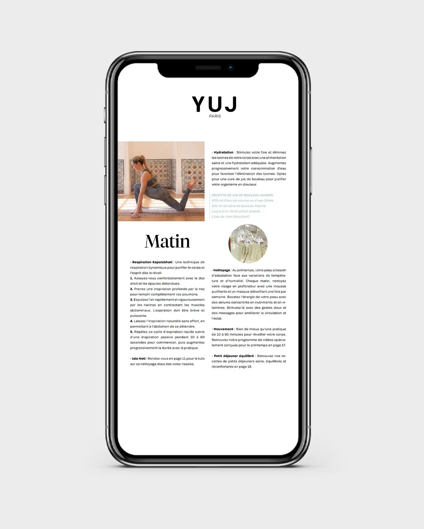 E-book Spring "Retrouver son énergie" + 1 mois offert sur YUJ YOGA+ - Image 4