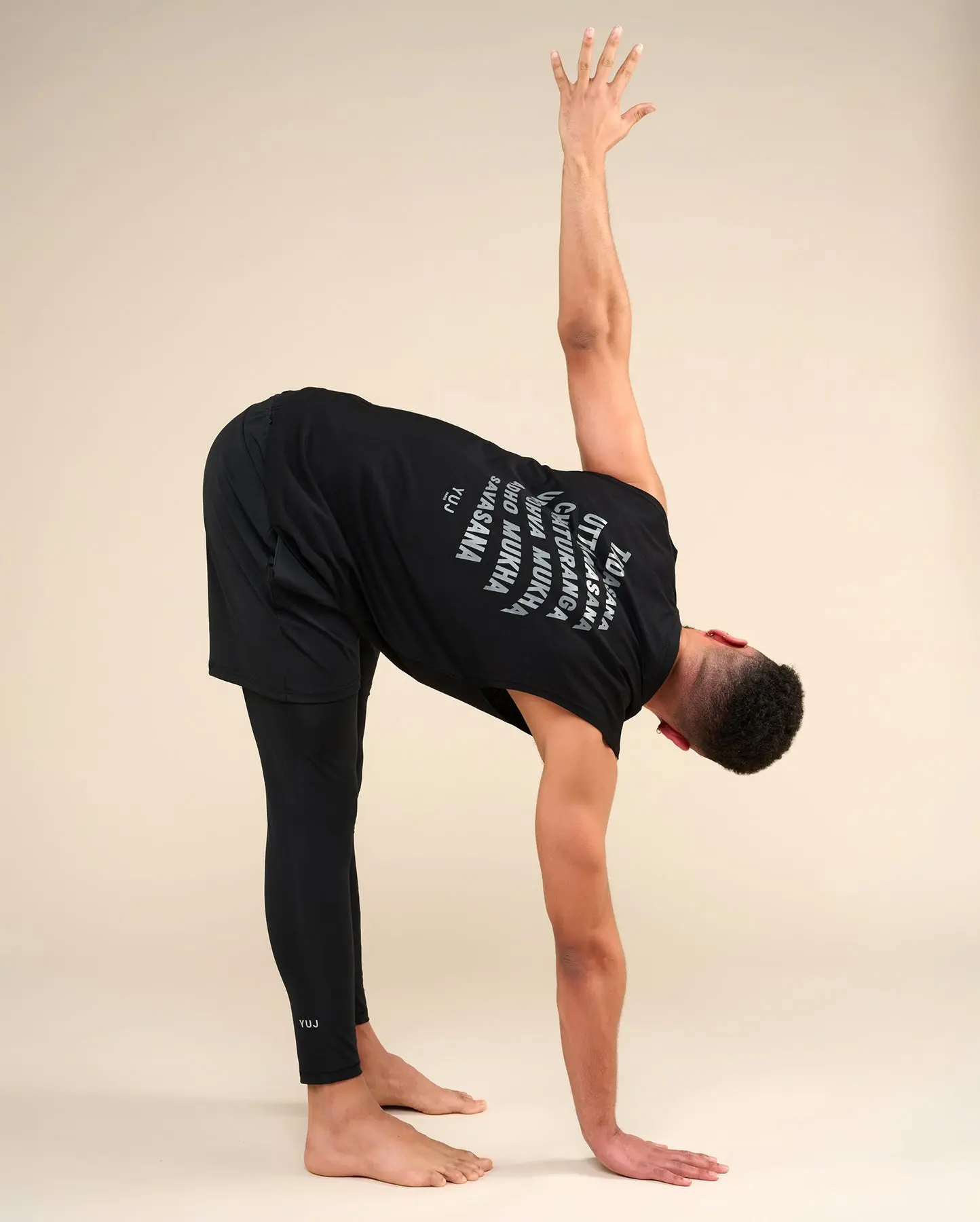 Legging de yoga avec short intégré pour homme - Image 4