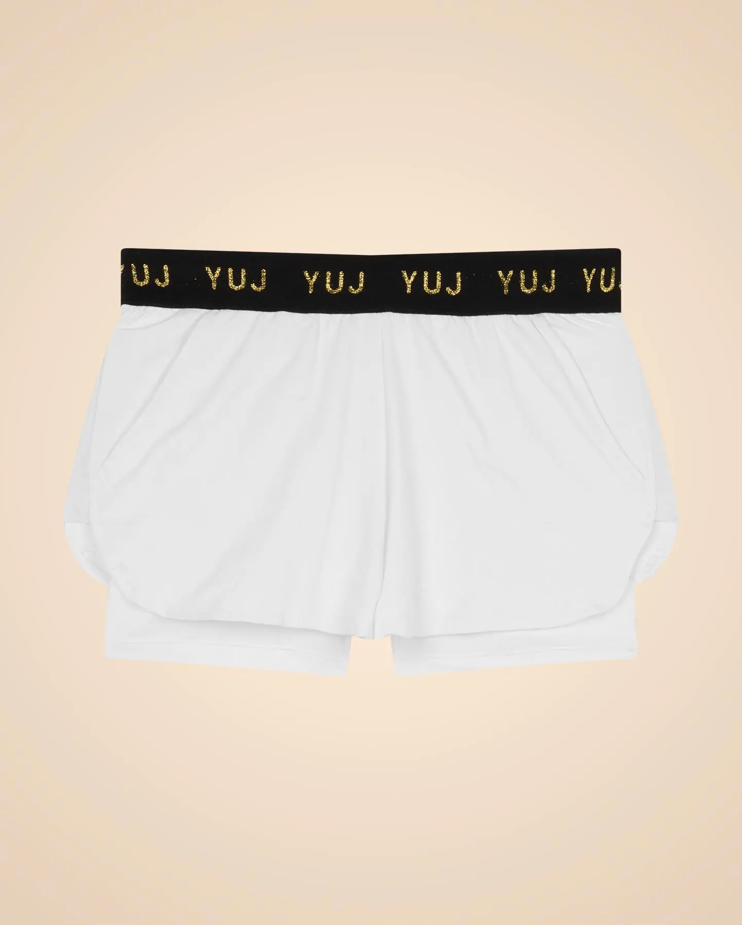 Short blanc 2-en-1 avec shorty intégré MOOVE - Image 3